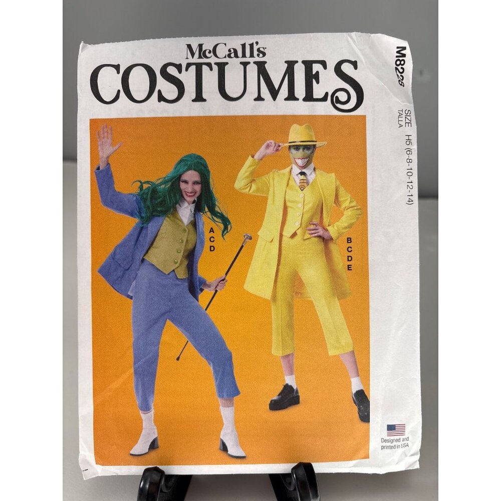 McCalls Misses Costume Sewing Pattern M8228 Size 6-8-10-12-14 Uncut